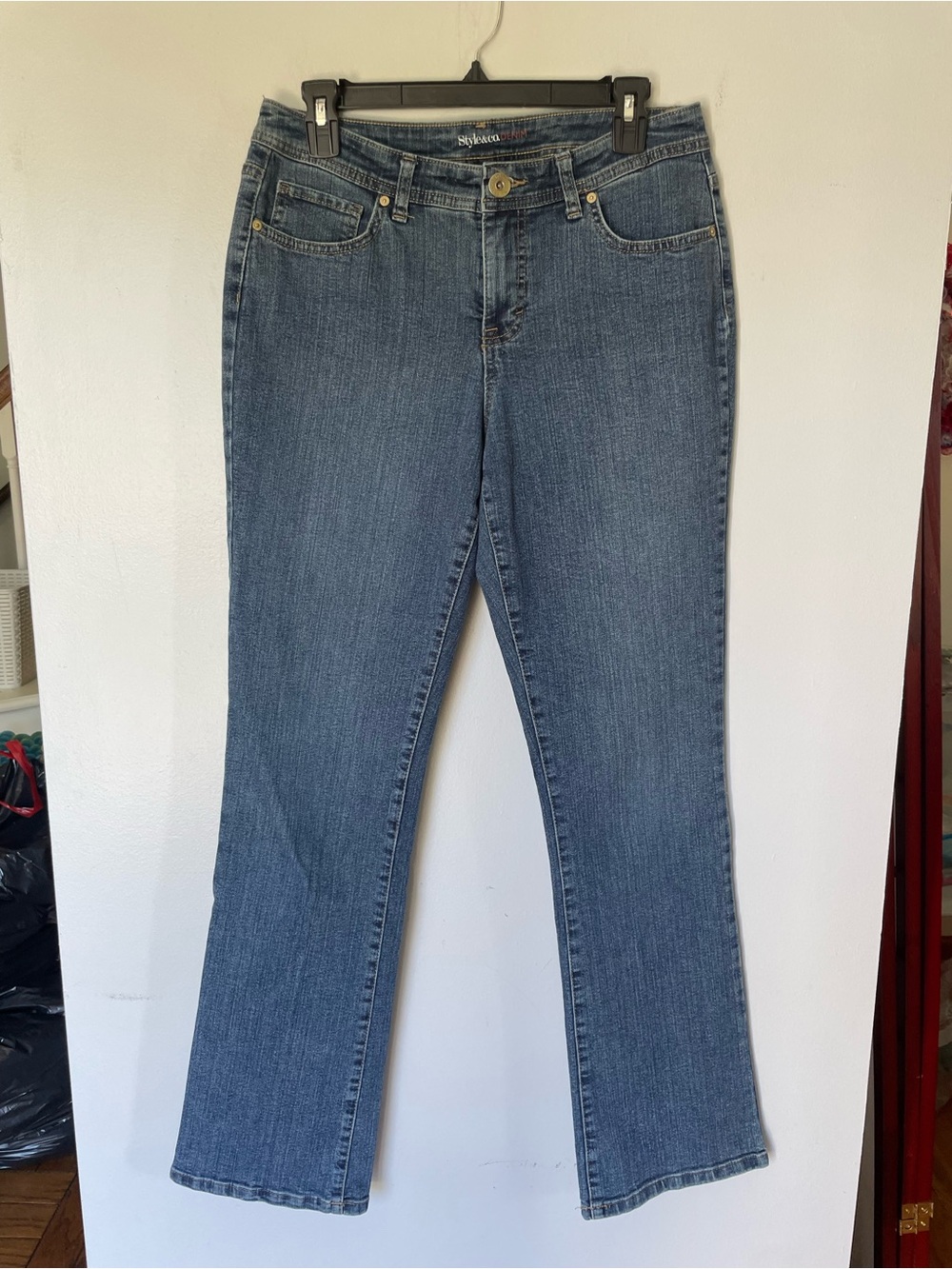 Style & Co. Women's Classic Bootcut Jeans - Medium Blue, Size 8